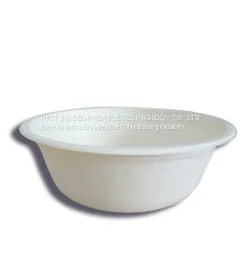 JUST Biodegradable Disposable Paper Pulp Bowls 500ml thumbnail-1
