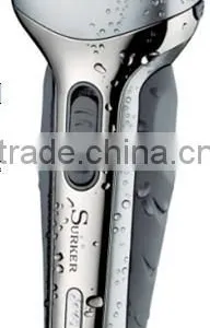 Hot Sale AC Motor Washable Cheap Price Electric Rechargeable Shaver With Led Light 3heads Man Shaver thumbnail-1