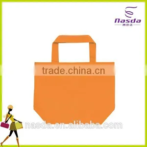Orange Color Clothing Bag for Shopping,high Quality Handle Bag Foldable,non Woven Foldable Tote Bag thumbnail-1
