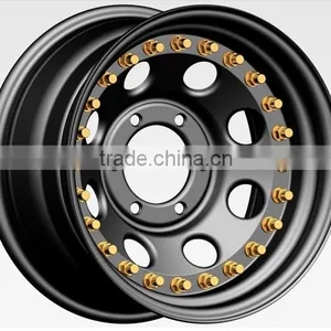 Steel Beadlock Rims and Wheels for SUV Car thumbnail-1