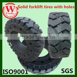 3 Ton Toyota Forklift Use Solid Tyre 28x9-15 Forklift Tire With Hole thumbnail-1