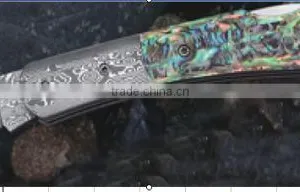 Damascus Steel Best Folding Knife thumbnail-5