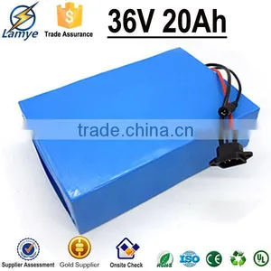 Electric Bicycle 36v 20Ah Rechargeable Electric Bicycle Battery Pack Alu Cased thumbnail-6