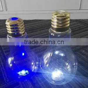 Big Mouth 500ml 700ml Colorful LED The Light Bulb Shape Cup for Juice thumbnail-6