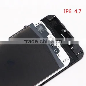 for Iphone 6 Glass With Frame Close to Original Green Film Glass With Logo Higher Frame thumbnail-3