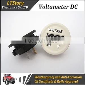 Car Motorcycle Power Monitor Digital Red LED Voltmeter thumbnail-1