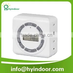 ETL Certificate United Stated 1800w 2-Outlet Weekly Digital Timer thumbnail-1
