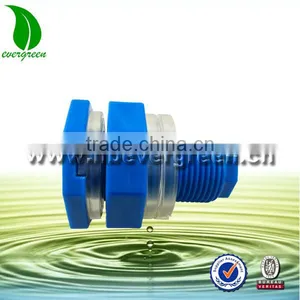 China Supplier 32mm ABS Tank Bulkhead Fittings Connector thumbnail-1