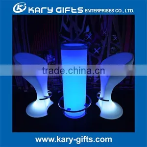LED FURNITURE LIGHTING OUTDOOR HIGH BAR TABLE DESIGN thumbnail-2