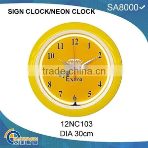 12" Indoor Neon Wall Clock 12NC103 thumbnail-1
