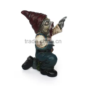 2015 Wholesale Halloween Holiday Polyresin Zombie Decoration thumbnail-4