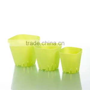 Plastic Square Pots for Plants Black Color thumbnail-4