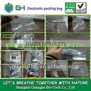 100% Environmental Friendly Biodegradable PLA Packaging Bags-electronic Products Packing Bags thumbnail-1