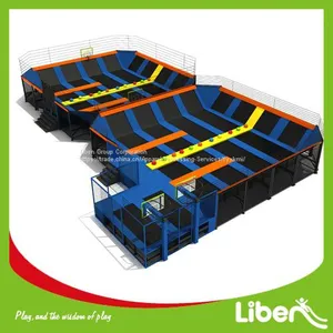 Large Shopping Mall Cheap Children Indoor Trampoline Arena Centre thumbnail-1