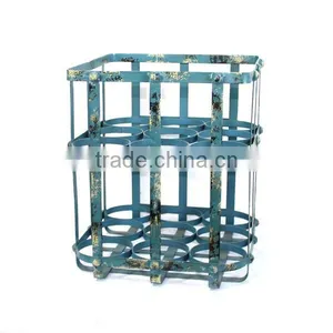Metal Decorative Wine Rack Wine Bottle Holder Wholesale Wine Rack OEM thumbnail-1