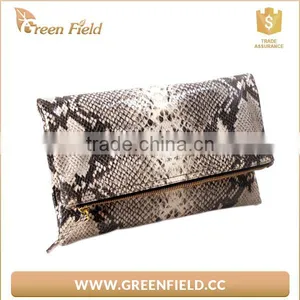 Women Leather Clutches Women Leather Foldable Cluthes thumbnail-2