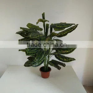 Fake Plant Red Plant Artificial Ornamental Green Plants thumbnail-3