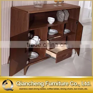 New Design Glass Door Wood Kitchen Cabinet Design thumbnail-2