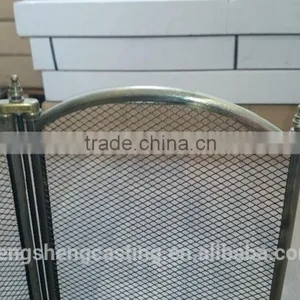 Unique Painted Wrought Iron Fireplace Screens thumbnail-3