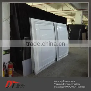 OEM Vacuum Forming Huge Machine White ABS Plastic Cover thumbnail-6