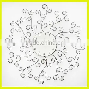 Decorative Wall Clock Desinger for Living Room Quartz Clock thumbnail-1
