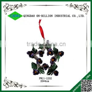 Star Shape Woven Wicker Bulk Christmas Wreaths thumbnail-3