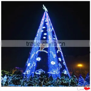 SJ2017500124 7m Outdoor Xmas Tree Artificial PVC Colorful Lighting Christmas Tree for Christmas Festival thumbnail-2