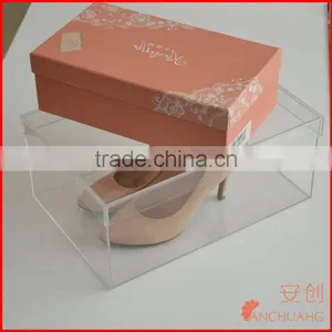 Clear Acrylic Shoe Box Display/Storage Shoe Box thumbnail-4