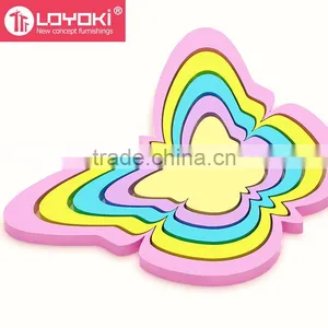 New DIY MDF Wood Butterfly Shape Wall Sticker Best and Colorful 3D Sticker Wholesale Wall Decor thumbnail-5