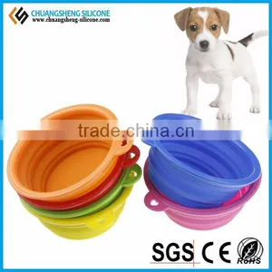 2010 Hot Selling Silicone Folding Wild Bird Chicken Pet Feeder for All Kinds of Pets thumbnail-2