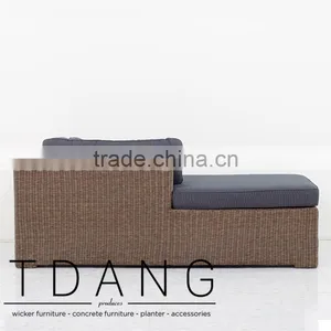 Paula Wicker Conversation Bench - Vietnam Poly Rattan Furniture - Outdoor Wicker Furniture thumbnail-4