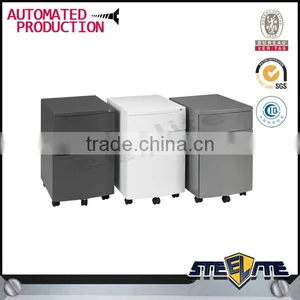 Movable File Cabinet, 3 Drawer Cabinet, Moving File Chest thumbnail-1