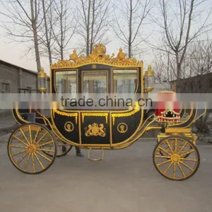 Wedding Horse Carriage Pumpkin Horse Carriage for Sale (BG11-M054) thumbnail-1