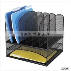 2016 New Arrival Black Wire Portable Modern Desk Organizer Office thumbnail-1