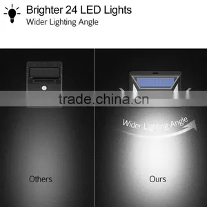 Outdoor Solar 60 LED Sensor Lights for Fence Yard Garden All in One Solar LED Street Light thumbnail-4