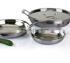 3pcs Tri-Layer Non-stick Cookware Sets thumbnail-1