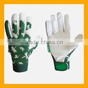 Soft Garden Work Pig Grain Leather Glove With Aeration Holes thumbnail-2
