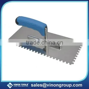 Best Selling Notch Trowel, Plastering Trowel, Construction Trowel. Stainless Steel Plaster Trowels,Adhesive Trowel thumbnail-1