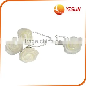 PE LED String Lights ,Flower String Lights,4PC LED Rose String Light thumbnail-2