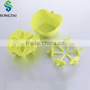 Cheap Wholesale Homemade Apple Shaped Plastic Ice Lolly Cream Mould thumbnail-1