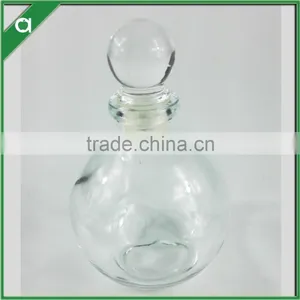 Round Ball Glass Bottle for 150ml Reed Diffuser With Glass Stopper H8.8CM,D7.6CM thumbnail-1