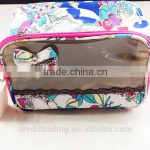 Multi Color Ladies Fashion Design Cosmetic Bag Cute Cosmetic thumbnail-1