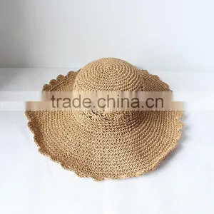 Summer Trendy Hollow-out Outdoor Sun Protection Straw Hats Sombrero thumbnail-1