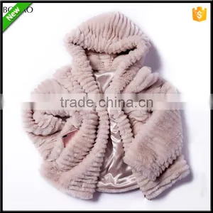 Imitative Fur Hooded Women Coat Short Jacket Winter With Hat thumbnail-1