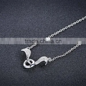 2017 New Design 925 Sterling Silver Wings of an Angel Pendant Necklace thumbnail-3