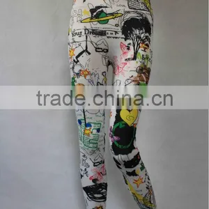 Colorful Women's Lovely Cartoon Leggings thumbnail-1