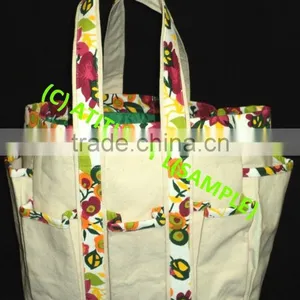COTTON CANVAS HANDBAGS thumbnail-1
