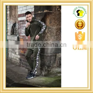 New Hot Tracksuit Men Camo Contrast Tracksuit Europe Fit Tracksuit thumbnail-2