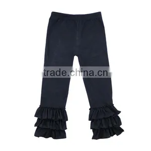 2017 New Style Cotton Hot Kid's Ruffle Pants Leggings Children Christmas Leggings thumbnail-3