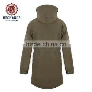 M1099 Plus Size Women Slim Long Hoody Padded Parka thumbnail-2